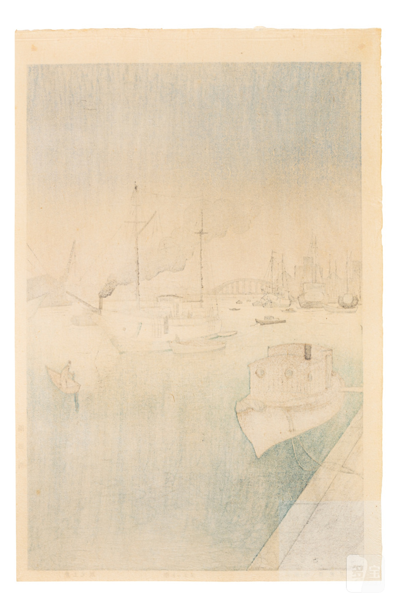 Noël Nouët (1885-1969) | The complete set of Scenes of Tokyo, Twenty-four Views (Tokyo fukei zen nijuyonmai) | Showa period, 20th century - 图38